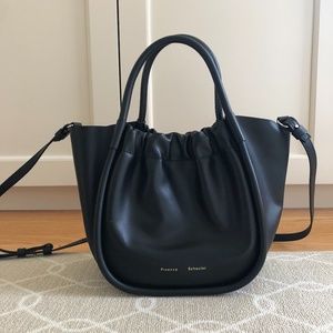 Proenza Schouler Small Rouched Leather Crossbody Tote